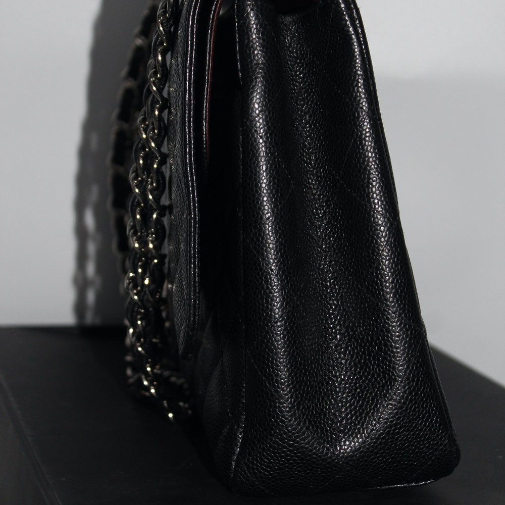 Chanel Caviar Quilted Maxi Double Flap Black - Picture 7 of 16